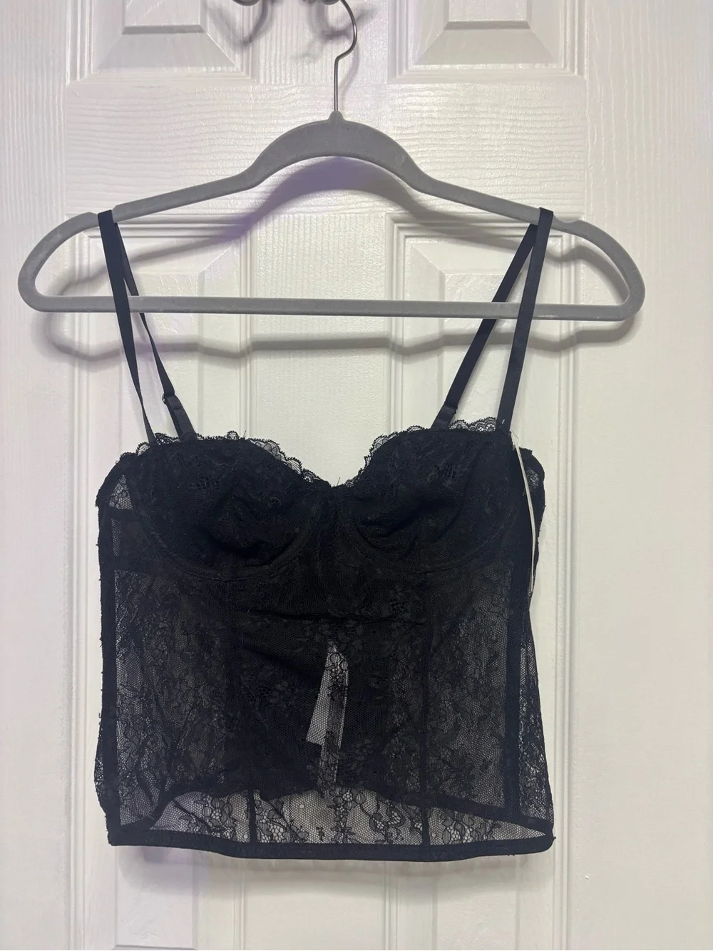 Urban Outfitters Black Lace Top